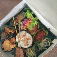 Nasi campur at Sun Sun Warung in Ubud