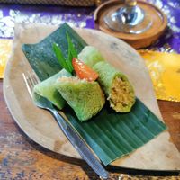 Coconut pancakes at Sun Sun Warung in Ubud