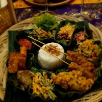 Nasi campur vegan at Sun Sun Warung in Ubud