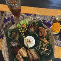 Nasi campur vegan  at Sun Sun Warung in Ubud