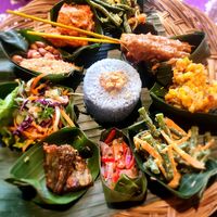 Nasi Campur Vegan at Sun Sun Warung in Ubud