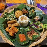 Nasi Campur is where it’s at!  at Sun Sun Warung in Ubud