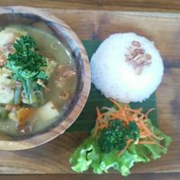 Kare tahu and tempe at Sun Sun Warung in Ubud