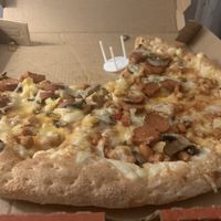 Vegan All Day Breakfast pizza! #Veganuary at Papa John's in Tamworth
