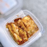 Vegan lasagna   at Veganski Kiosk in Belgrade