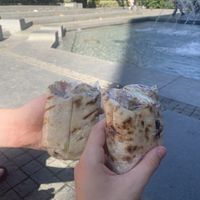 Burrito’s: gyros & “sa kroketima"  at Veganski Kiosk in Belgrade
