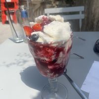 Vegan Eton Mess at Cafe Liaison in Tavistock