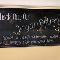 Says it all at Cafe Liaison in Tavistock