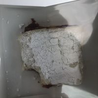 i already took a bite, but delicious strawberry croissant! at Wisdom's Vegan Bakery & Cafe in Spring