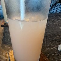 Guava lemonade at Wisdom's Vegan Bakery & Cafe in Spring