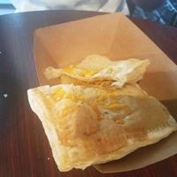 Croissant scramble at Wisdom's Vegan Bakery & Cafe in Spring