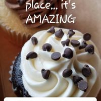 The vegan cupcakes were to die for! at Wisdom's Vegan Bakery & Cafe in Spring