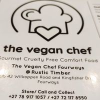  at The Vegan Chef - Midrand in Johannesburg