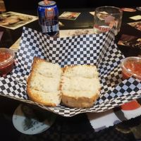 Vegan cheesy bread at Rockstar Pizza in Brownsburg