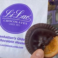 Chocolate orange at Li-Lac Chocolates - Bleecker St in New York City