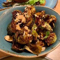 Roasted brussels sprouts  at Ravintola Ilves in Helsinki