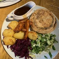 Mushroom and spinach Wellington   at The Turner's Mill in Redcar