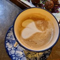 Nice Caffè Latte at Step Out Cafe in Jaipur