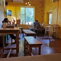 Interior at Step Out Cafe in Jaipur