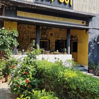 Outside at Step Out Cafe in Jaipur