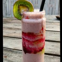 blueberry  milkshake at Step Out Cafe in Jaipur