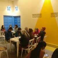 lovely interior at Step Out Cafe in Jaipur