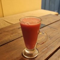 Pomegranate juice  at Step Out Cafe in Jaipur