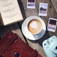 Soy cappuccino  at Step Out Cafe in Jaipur