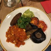 Vegan fry up  at Refectory Kitchen in Canterbury