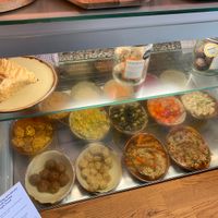Salad selection  at Va Va Vegan in Amersham