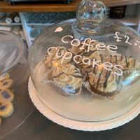 Coffee cupcakes at Va Va Vegan in Amersham