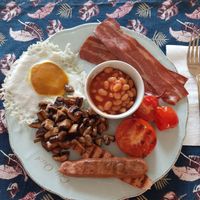 Vegan English Breakfast at Vegotel in Blije