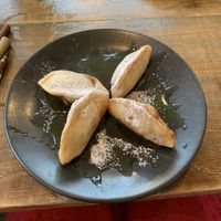 Gf vegan apple dessert dumplings   at Ugly Dumpling in London