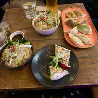 Gf ugly noodles & vegan tofu dumplings   at Ugly Dumpling in London