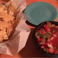 Chips and salsa - yum!! at Prickly Pear in Ann Arbor