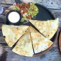 “Chicken” quesadilla at Nacho Daddy in Duluth