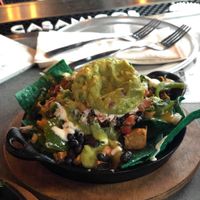 Vegan loaded nachos at Nacho Daddy in Duluth