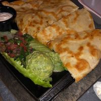 Vegan chicken quesadillas  at Nacho Daddy in Duluth