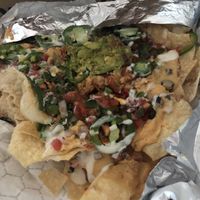 Vegan Chick’n Nachos  at Nacho Daddy in Duluth