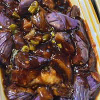 Eggplant with garlic sauce at Best Taste in Bloomington