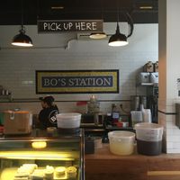 Counter at Bo's Bagels in New York City