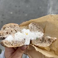   at Bo's Bagels in New York City