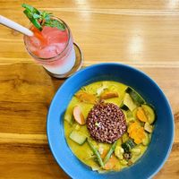 Yellow Curry Rice  at Radiantly Alive Yoga Cafe in Ubud
