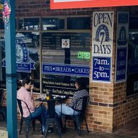 Entrance at Denmark Bakery in Denmark