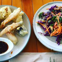 Tempura and slaw  at Five Peaks Brew Co. in Kaiapoi