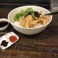 Very tasty tofu noodle bowl at Saigon Summer in Surry Hills