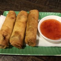 Veg spring rolls at Saigon Summer in Surry Hills