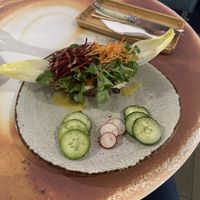 Hummus and bread.  at filtro in The Hague