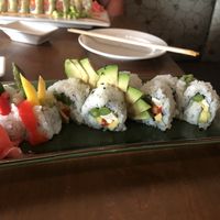 Archer roll - vegetarian and can be made vegan  at Maru Sushi in Okemos