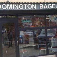 Outside  at Bloomington Bagel Company in Bloomington